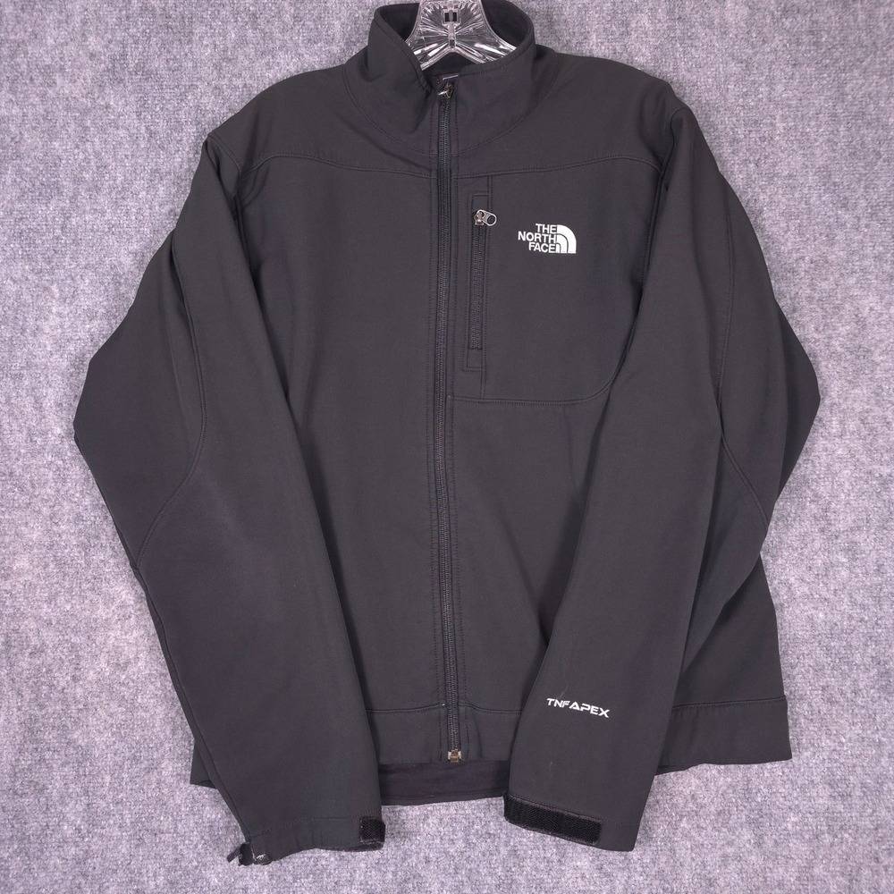 The North Face Apex Bionic Softshell Jacket Mens Small Black Windproof Outdoor
